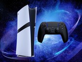 PS5 Pro console with DualSense controller shown (Image source: Sony PlayStation with edits)