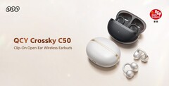 The QCY Crossky C50 open-ear earbuds offers up to 7.5 hours of battery life on a single charge (Image source: QCY)