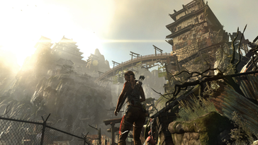 In the first game, Lara sets out in search of the legendary Japanese kingdom of Yamatai. (Pictured: A screenshot from Tomb Raider (2013))