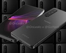 Concept renderings of the Sony Xperia 1 IV leaked by @OnLeaks/GizNext hinted at a triple-cam system. (Image source: GizNext/Sony - edited)