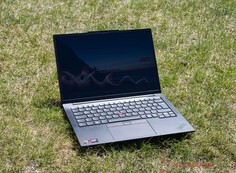 Lenovo ThinkPad E14 G8 in outdoor use in sunny conditions