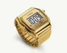The MM6 Maison Margiela x Timex T80 gold ring watch, pictured. (Image source: Timex)