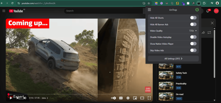 UnTrap browser extension (Image Source: Antony Muchiri)