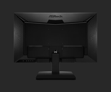 Rear view of the ASRock PG27FFX1B gaming monitor. (Image source: ASRock)