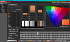 ColorChecker before calibration