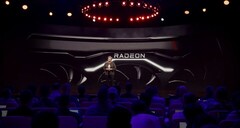 AMD teased an RX 7000 GPU during the Zen 4 reveal event. (Source: AMD)