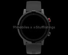 A OnePlus Nord Watch render. (Source: 91Mobiles x Stufflistings)