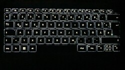 Single step keyboard illumination