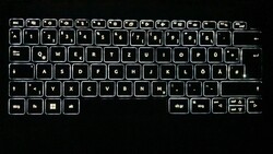 Single step keyboard illumination