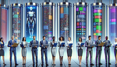 AI working with humans (Image source: Generated using DALL·E 3)