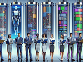 AI working with humans (Image source: Generated using DALL·E 3)