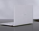 The AMD ZenBook 14 Air 2026 is available with 16GB of RAM, and it costs around $1,476. Pictured: a promo picture showing the back of the laptop.