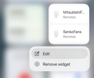 New context menu with