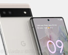 The Pixel 6a is believed to have a 6.2-inch display. (Image source: @OnLeaks)