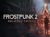 The official key art from Frostpunk 2 Breach of Trust.