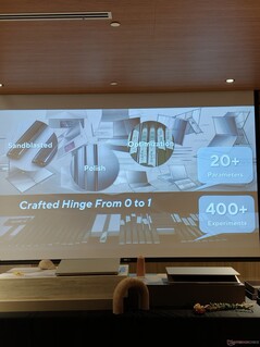 A lot goes into designing a premium laptop hinge