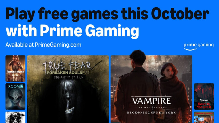 Main highlights of October 2025 Prime Gaming giveaway (Image source: Amazon)