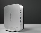 The Minisforum M2 Pro Mini PC comes with a vertical stand in the box.