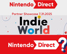 Banner for Nintendo Direct Partner Showcase, Indie World, and Nintendo Direct (Image source: Nintendo of America with edits)
