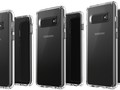 From left to right: the Samsung Galaxy S10E, the S10, and the S10+. (Source: Twitter/Evan Blass)