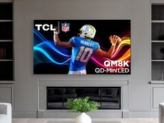 The TCL QM8K TV (pictured) is now available in the US. (Image source: TCL)