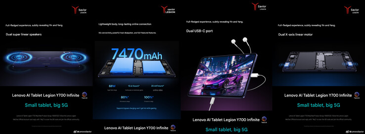 The newly revealed specs of Legion Y700 Infinite (machine translated)