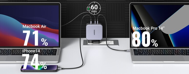 The UGreen 140W PD3.1 Nexode Charger. (Image source: UGreen)