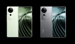 The Vivo T3 Ultra has a curved AMOLED display. (Image source: Vivo)