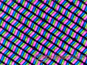 Glossy XPS 15 4K subpixel array
