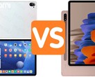 Alleged Xiaomi Mi Pad 5 vs. Samsung Galaxy Tab S7. (Image source: XiaomiAdictos/Samsung - edited)