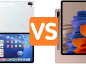 Alleged Xiaomi Mi Pad 5 vs. Samsung Galaxy Tab S7. (Image source: XiaomiAdictos/Samsung - edited)