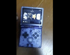 The Anbernic RG35XX SP will launch soon to rival the Miyoo Mini Flip. (Image source: @GameboyJuntaro)