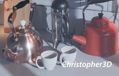 Updated metal textures and lighting (Image Source: Blender)