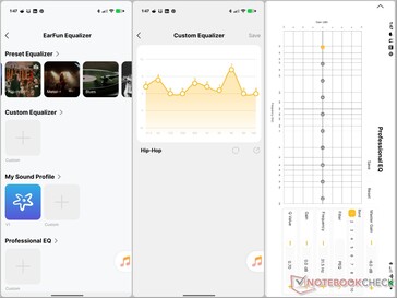EQ customization.