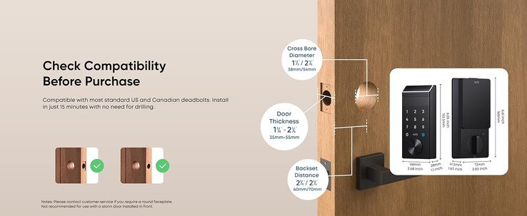 The existing lock has to be replaced. (Image source: Anker)