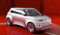 Fiat's Panda-inspired EV will likely resemble the recent Concept Centoventi when it launches. (Image source: Fiat)