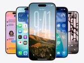 iPhone 17 phones running iOS 26. (Image source: Apple)