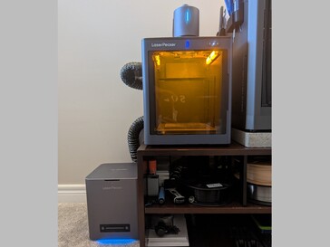 LP5 with safety enclosure and air purifier.