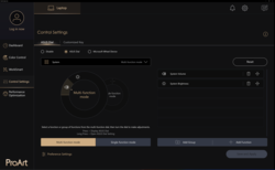 Asus Dial functions in ProArt Creator Hub