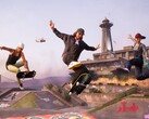 Several retro titles and new indie games are also part of the monthly drop. Pictured - Pro Skater 3 plus 4 teaser showing in-game characters performing tricks. (Image Source: Activision)