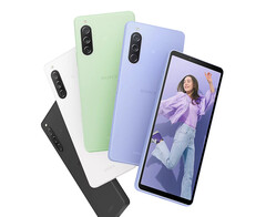 The Xperia 10 V comes in a choice of four colour options. (Image source: Sony)