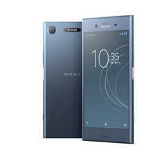 The XZ1 comes in a soothing Moonlit Blue. (Source: Sony)