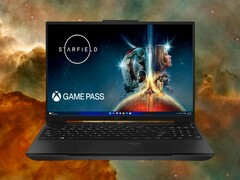 The Asus Tuf A16 features a sizeable 90 Wh battery. (Image source: Asus/Best Buy, NASA, edited)