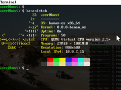 Terminal inside Banan-OS (Image Source: Bananymous on Github)