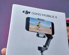 Osmo Mobile 8's retail packaging maintains the simple design of previous DJI smartphone camera gimbals. (Image source: Camera Joint)