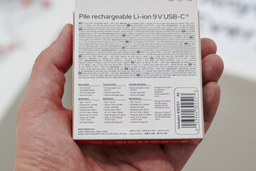 Packaging of the 9V battery