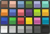 ColorChecker Passport: The lower half of each area of colour displays the reference colour