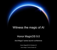 Honor Magic 7 series smartphones and MagicOS 9.0 launch dates confirmed (Image source:  Honor mobile phone on weibo)