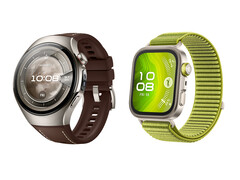 The Huawei Watch 5 is expected to be joined by the Watch Fit 4 during next month&#039;s global launch event. (Image source: via @RODENT950)