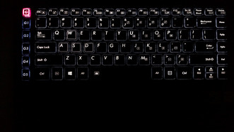 Keyboard backlight.